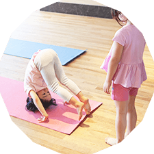 kids doing gymnastics